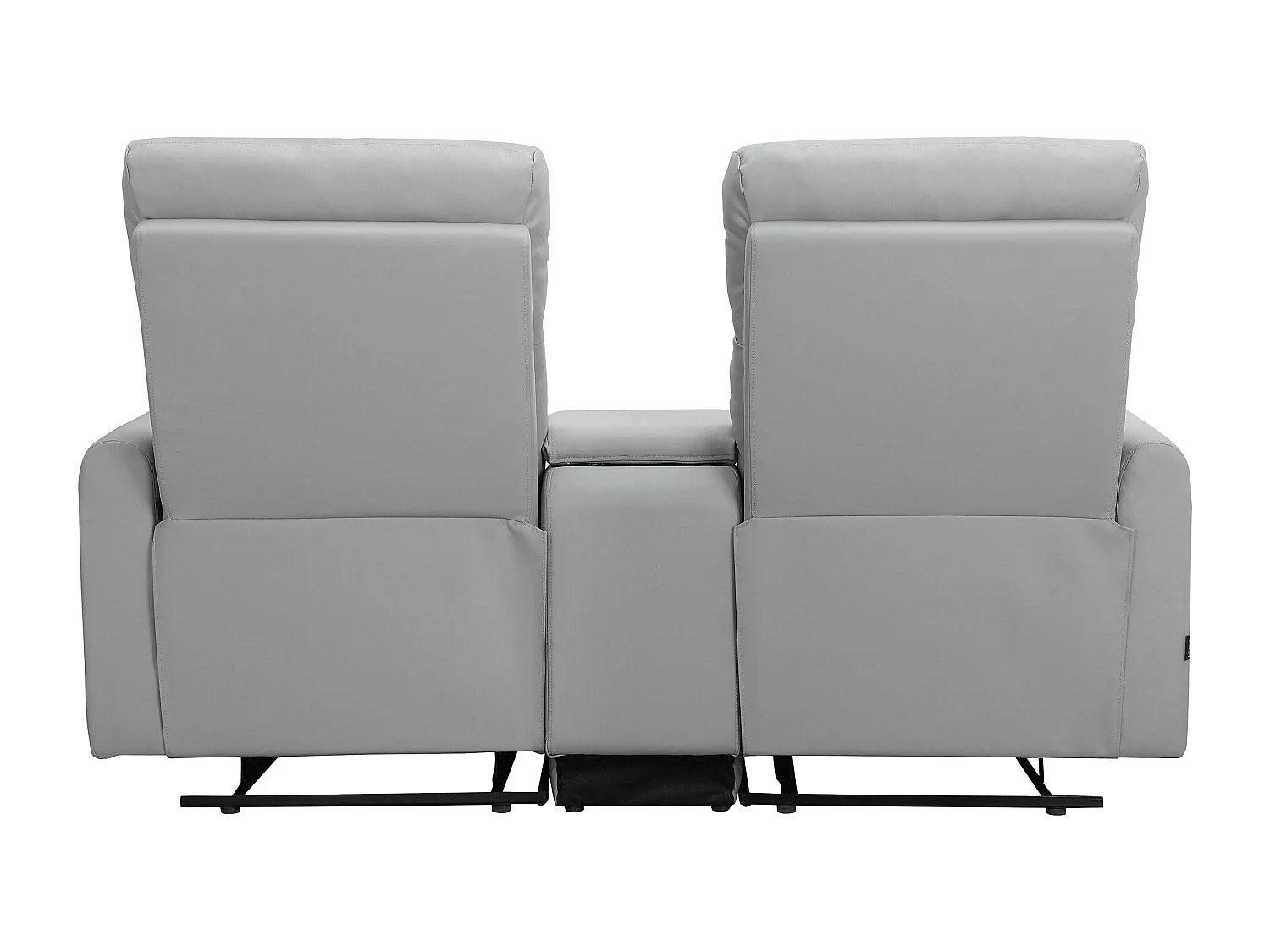 Dacoulas|Fauteuil relax double gris clair