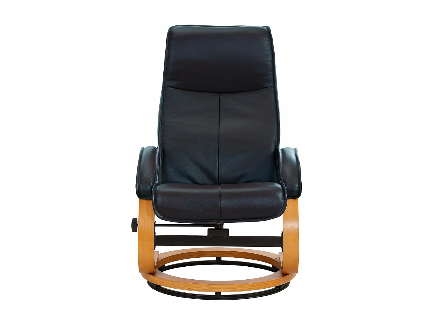 Paris|Fauteuil de relaxation + tabouret en PU gris