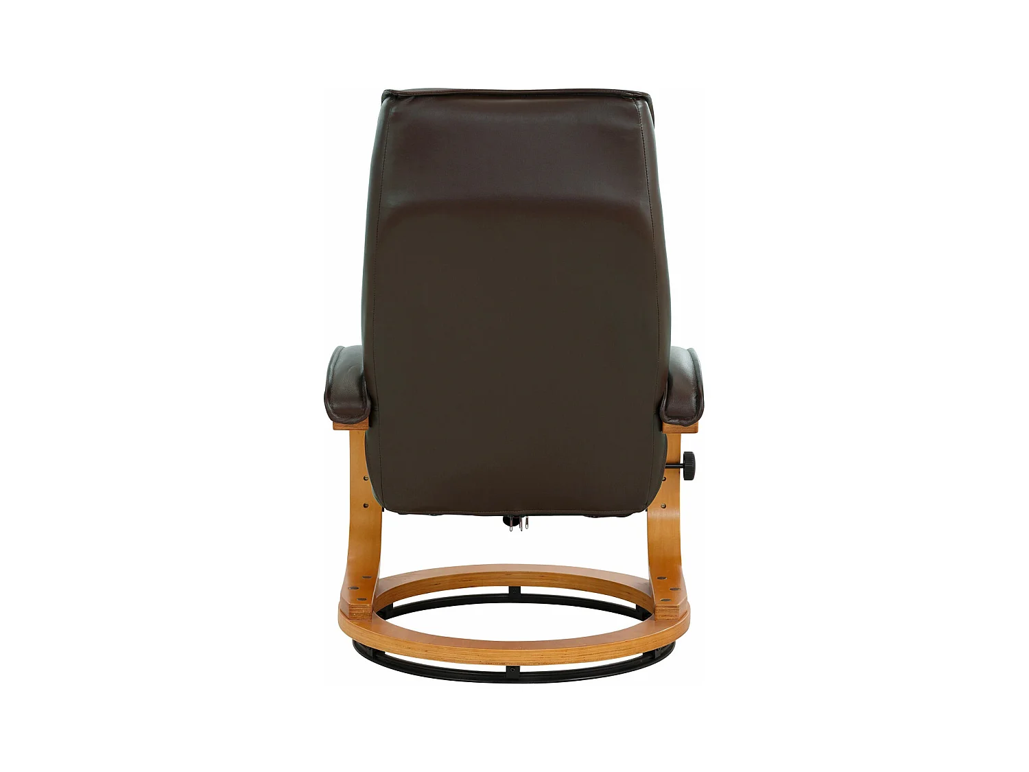 Paris|Fauteuil de relaxation + tabouret en PU gris