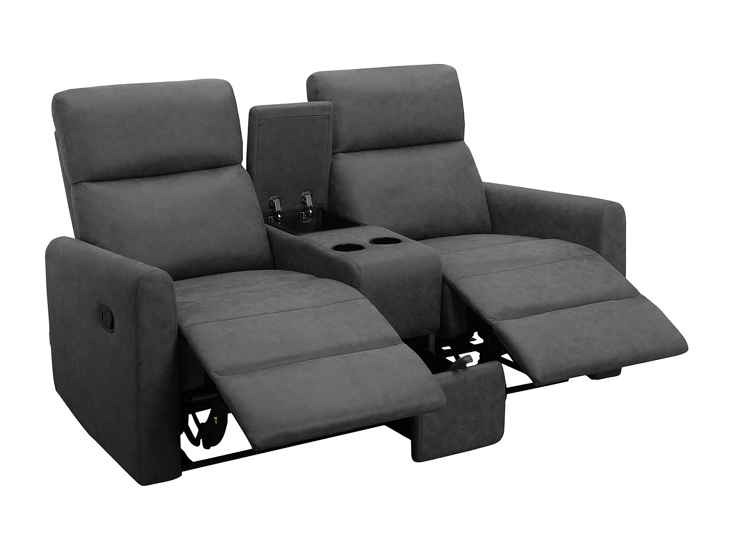 Daoulas Double Recliner Anthra Cowboy