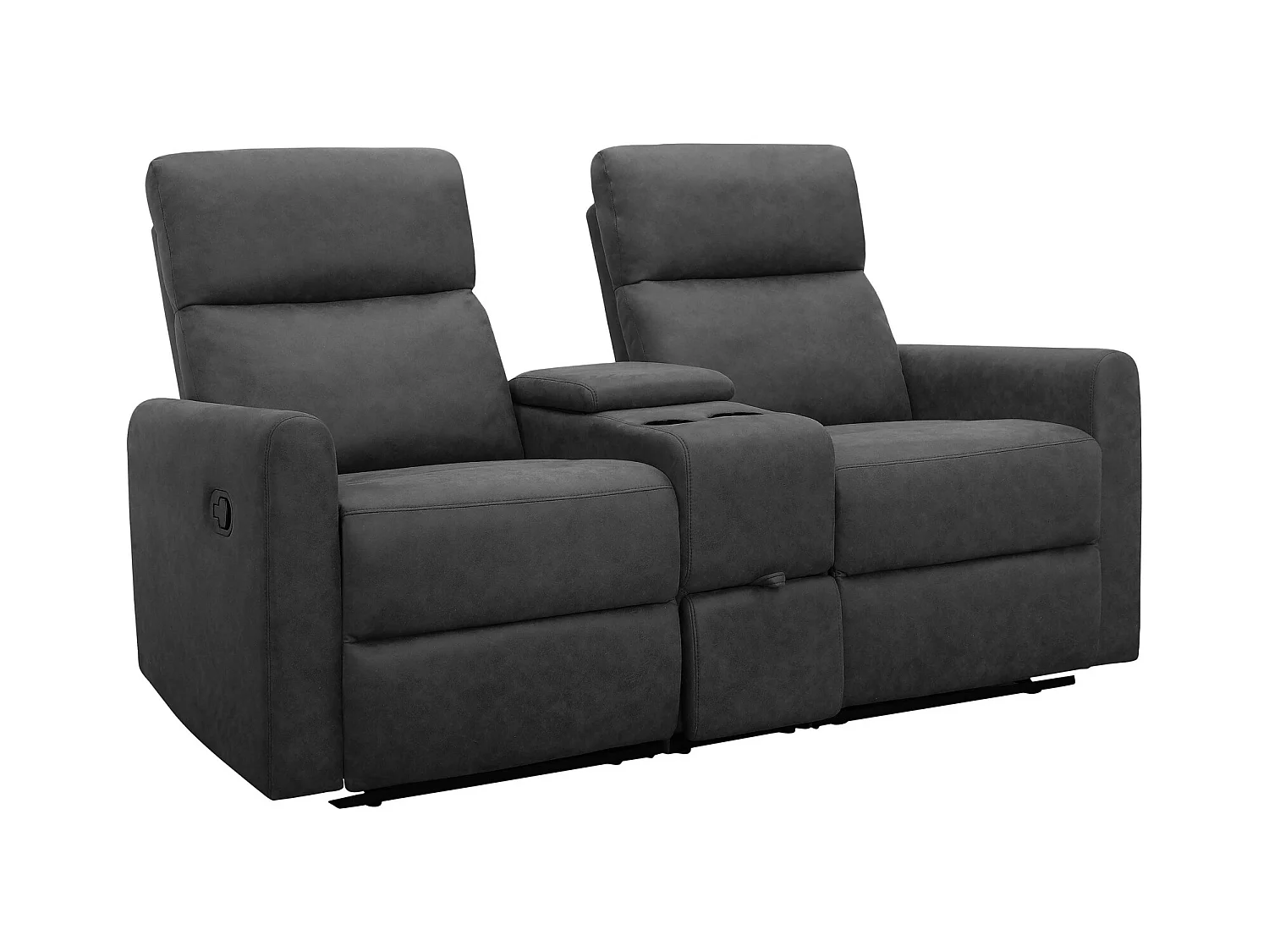 Daoulas Double Recliner Anthra Cowboy