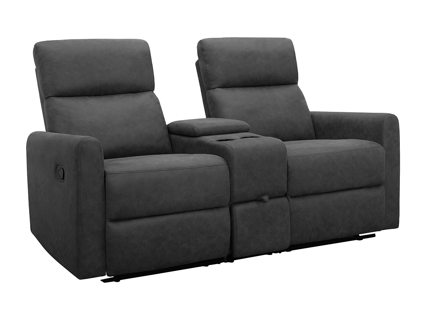 Daoulas double recliner anthra cowboy