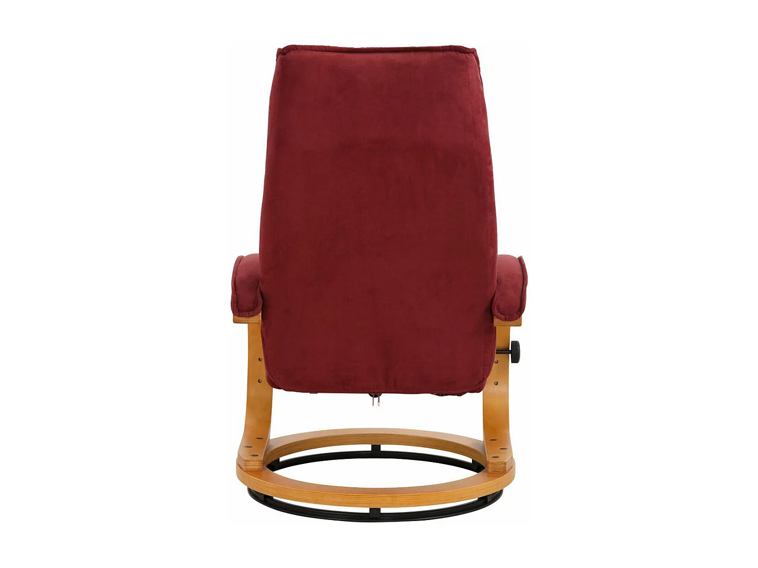 PARIS Relaxfauteuil + Kruk rood