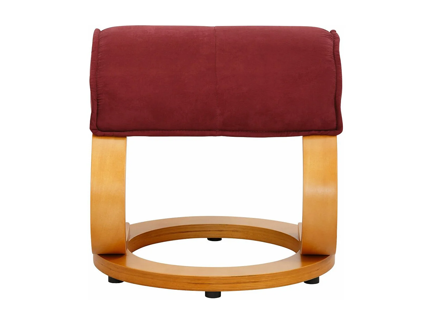 Paris|Fauteuil de relaxation + tabouret rouge