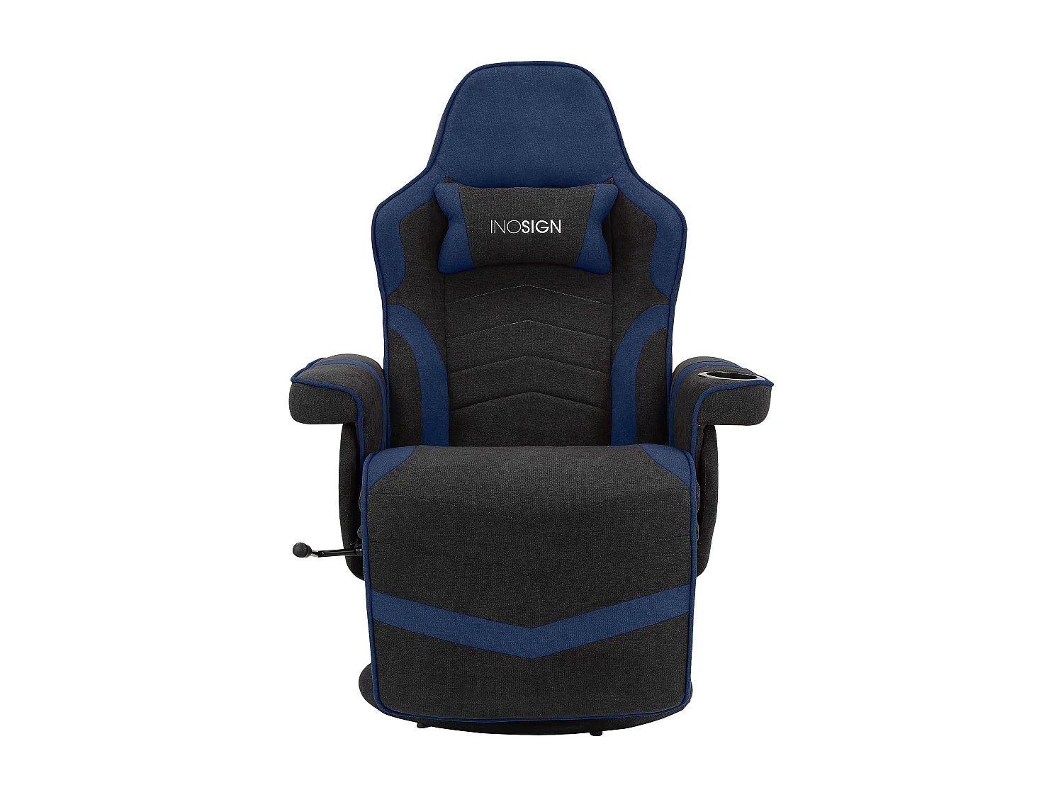 Junker | Cadeira Gamer Recliner Manuel em Tecido Azul