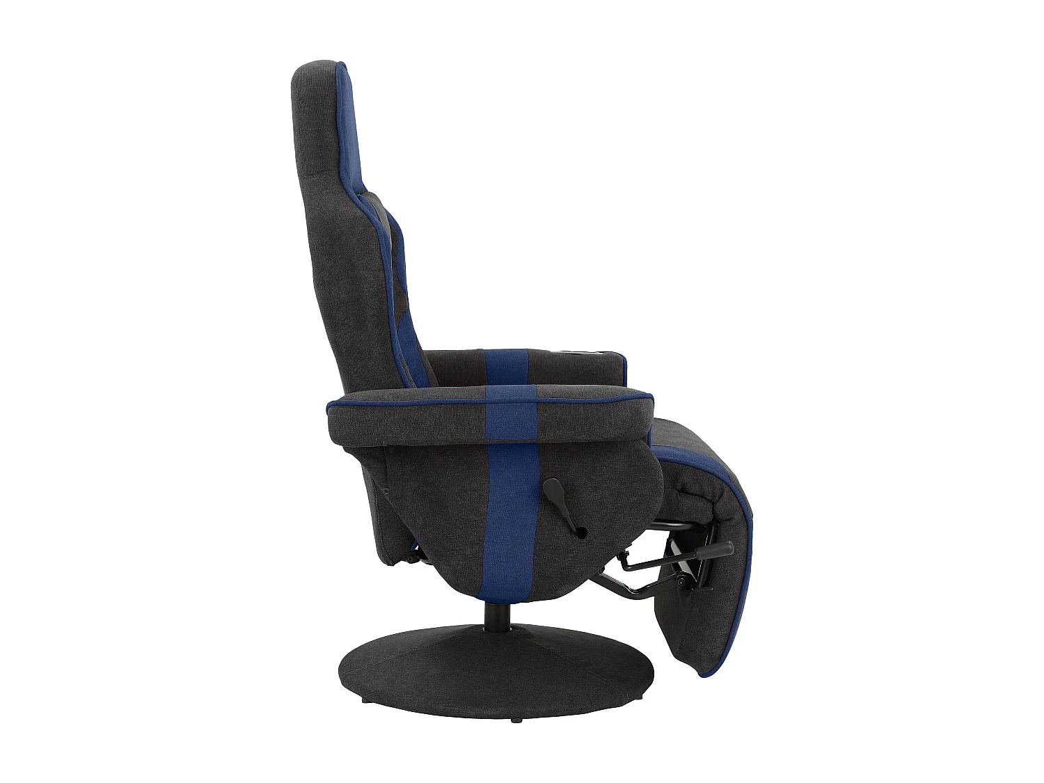 Junker | Cadeira Gamer Recliner Manuel em Tecido Azul