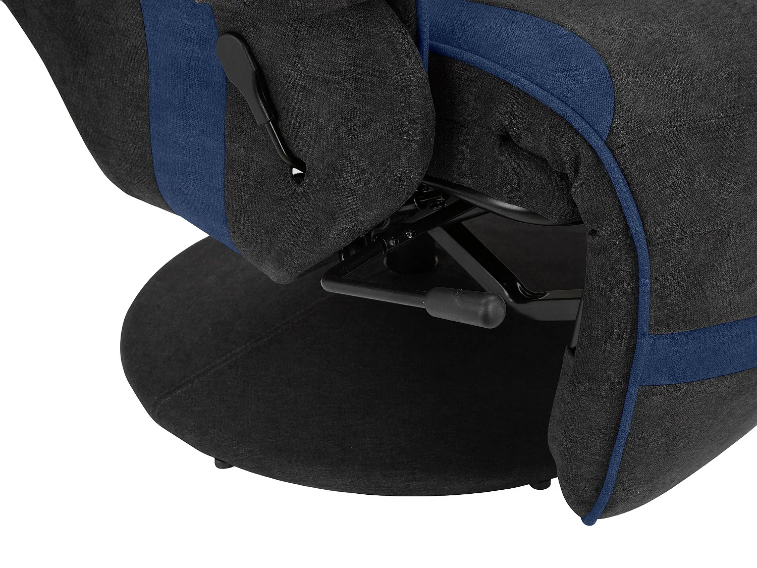 Junker | Cadeira Gamer Recliner Manuel em Tecido Azul