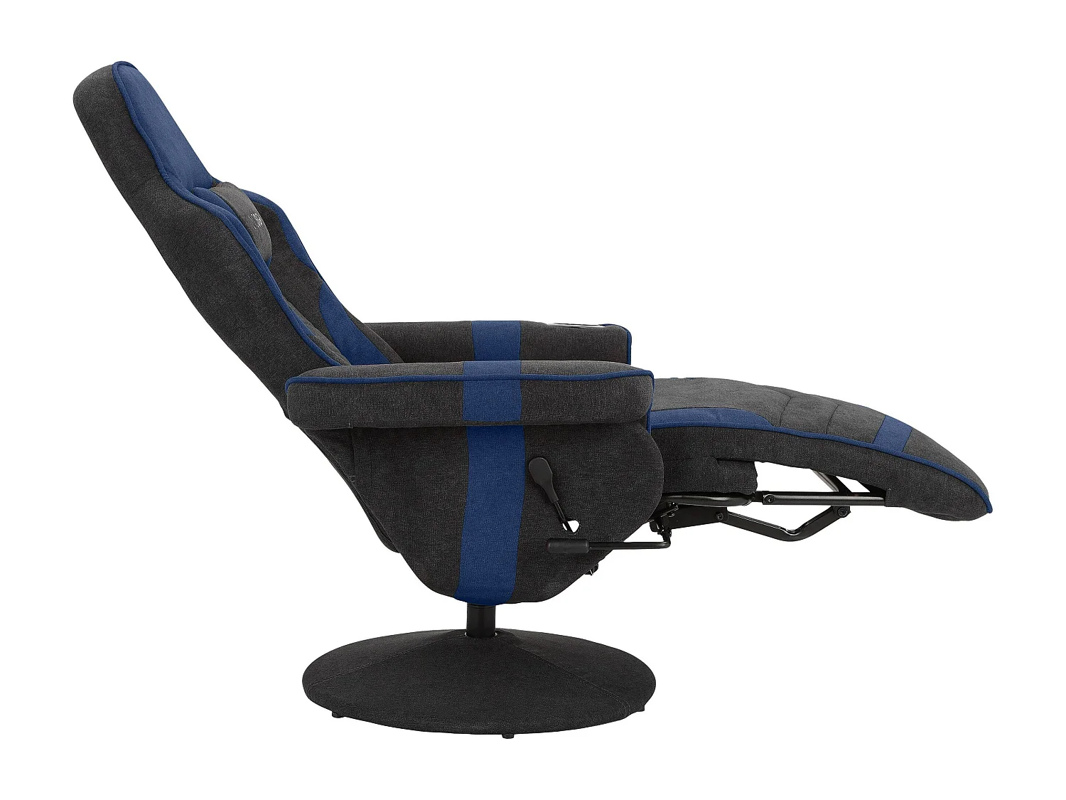 Junker | Cadeira Gamer Recliner Manuel em Tecido Azul