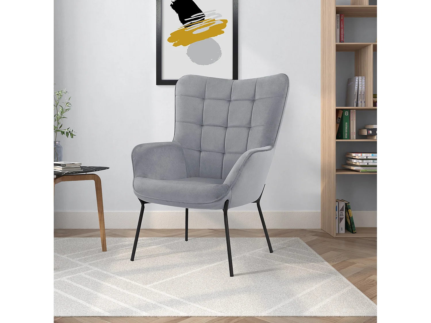 Boris Loungestoel Lichtgrijs Stax