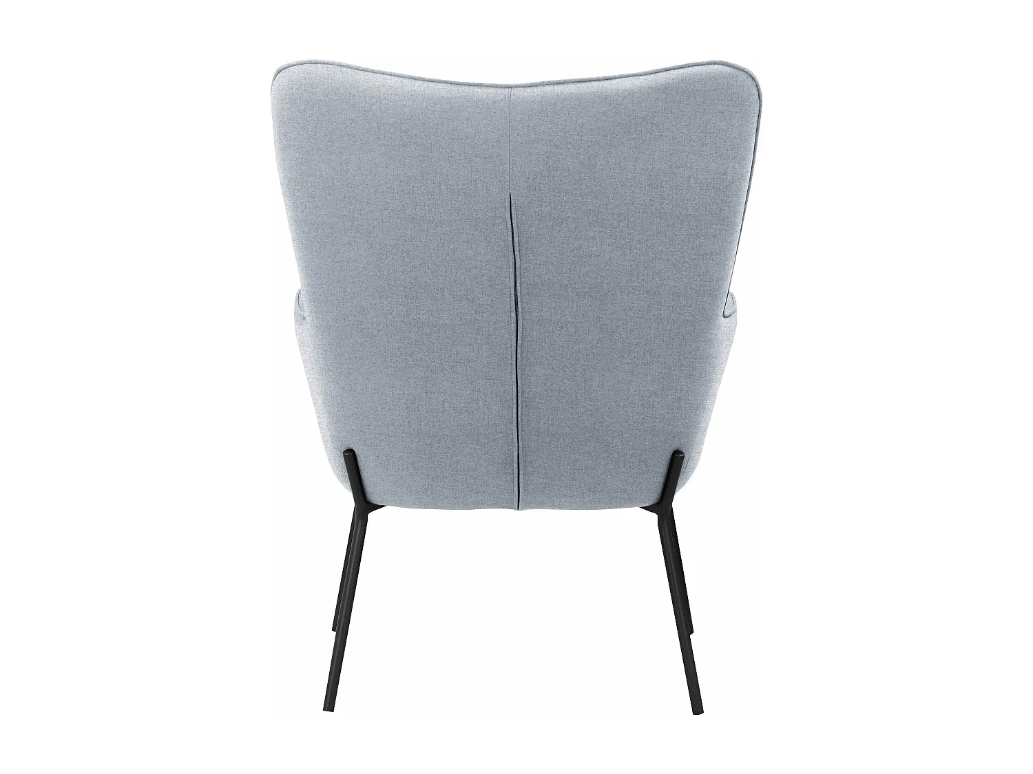 Boris|Fauteuil en tissu gris clair