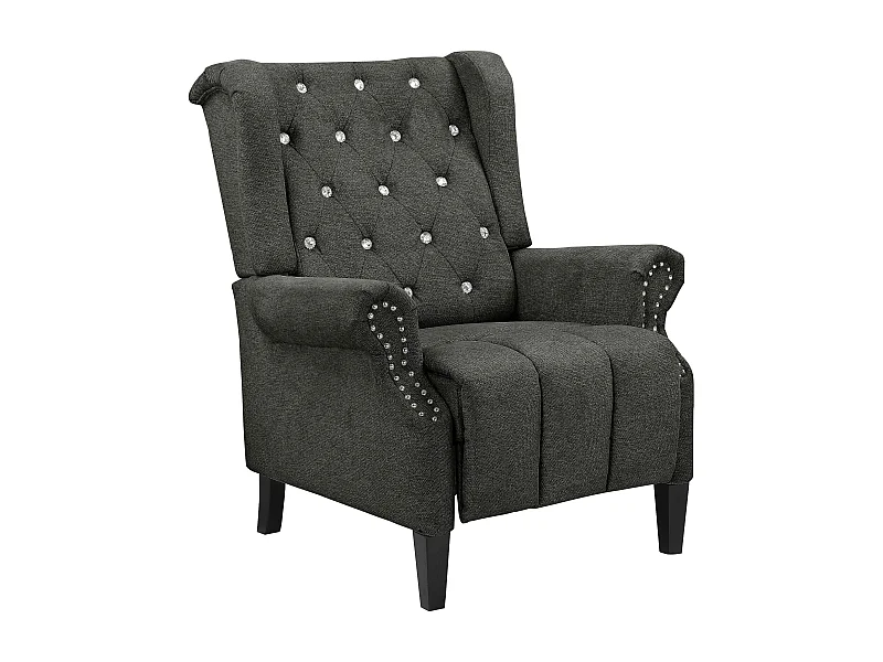 Aura Recliner Anthra Belfast stof