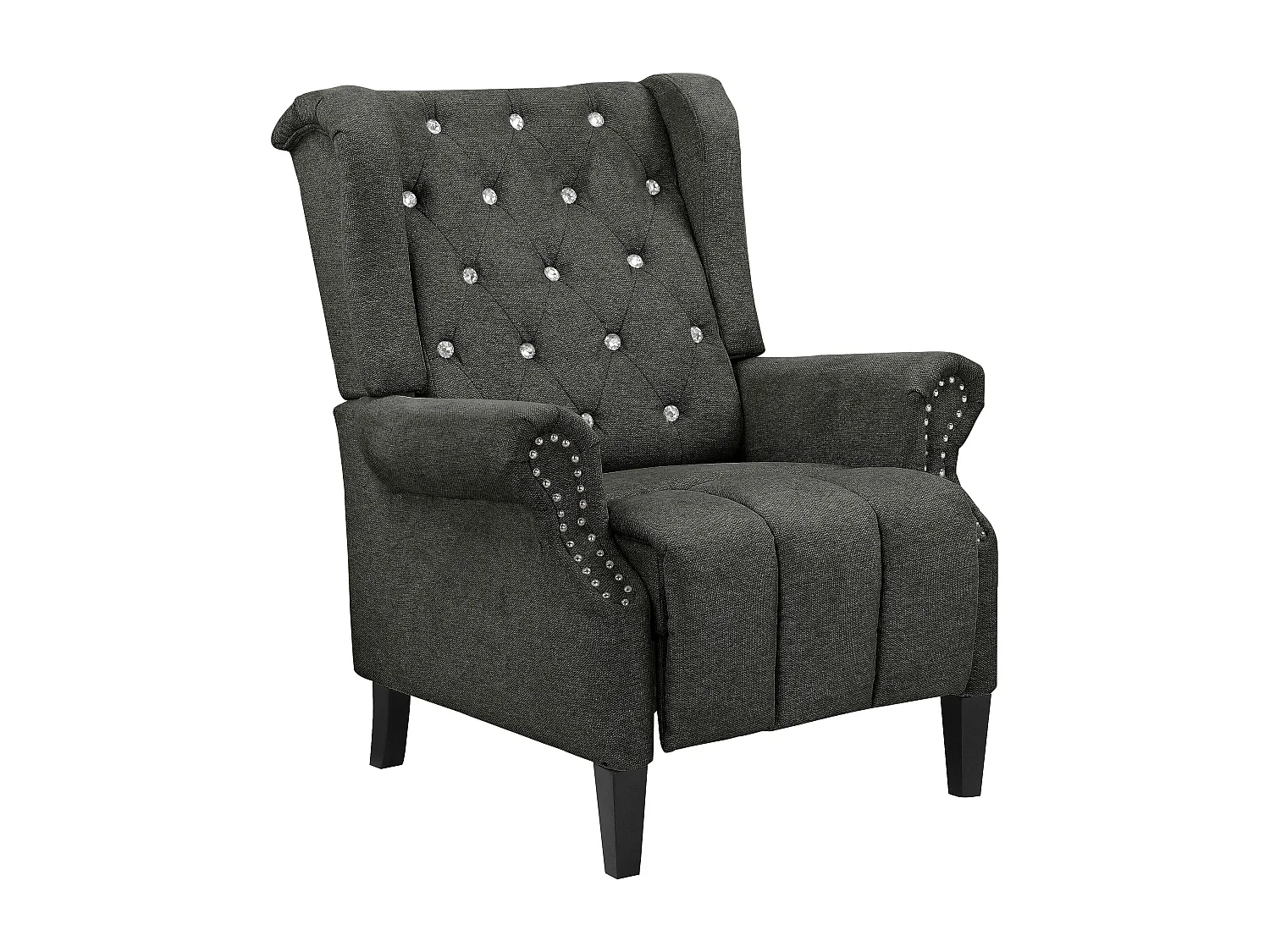 Aura Recliner Anthra Belfast stof