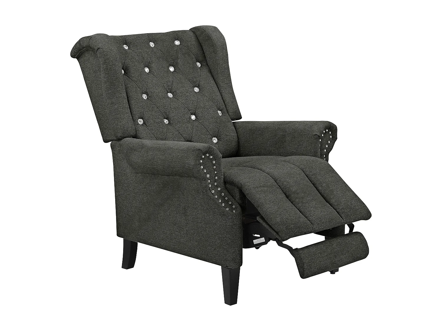 Aura Recliner Anthra Belfast stof