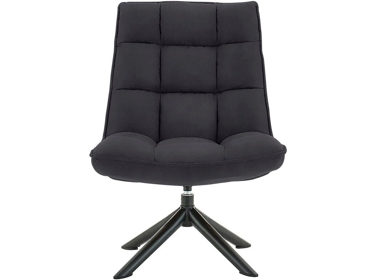 Nelly | Chaise longue en microfibre antracite