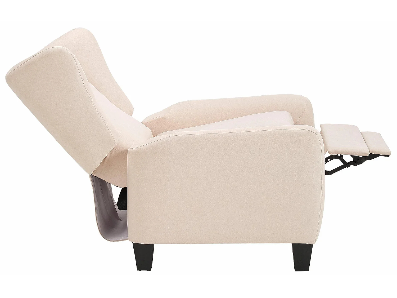 Alessa|Fauteuil Crème Microfibre