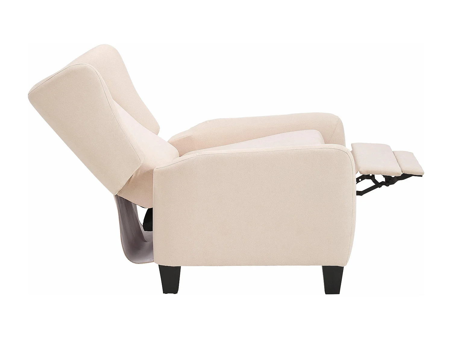Alessa|Fauteuil Crème Microfibre
