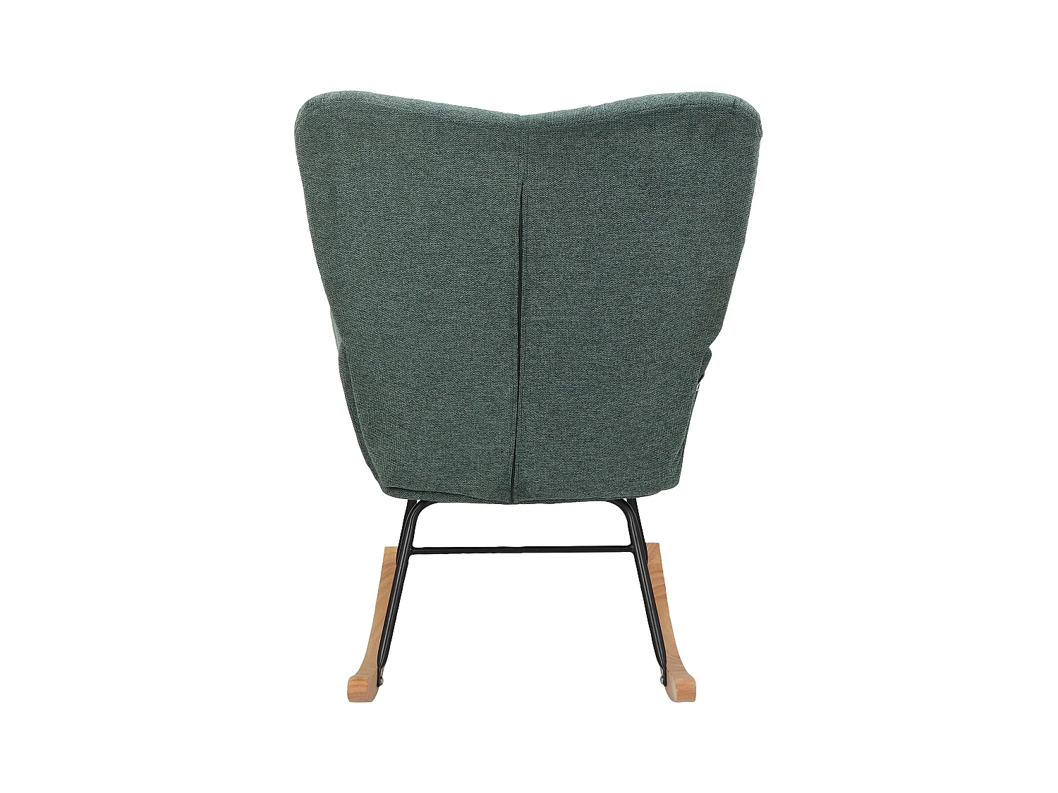 Elza Schommelstoel Groene Belfast stof