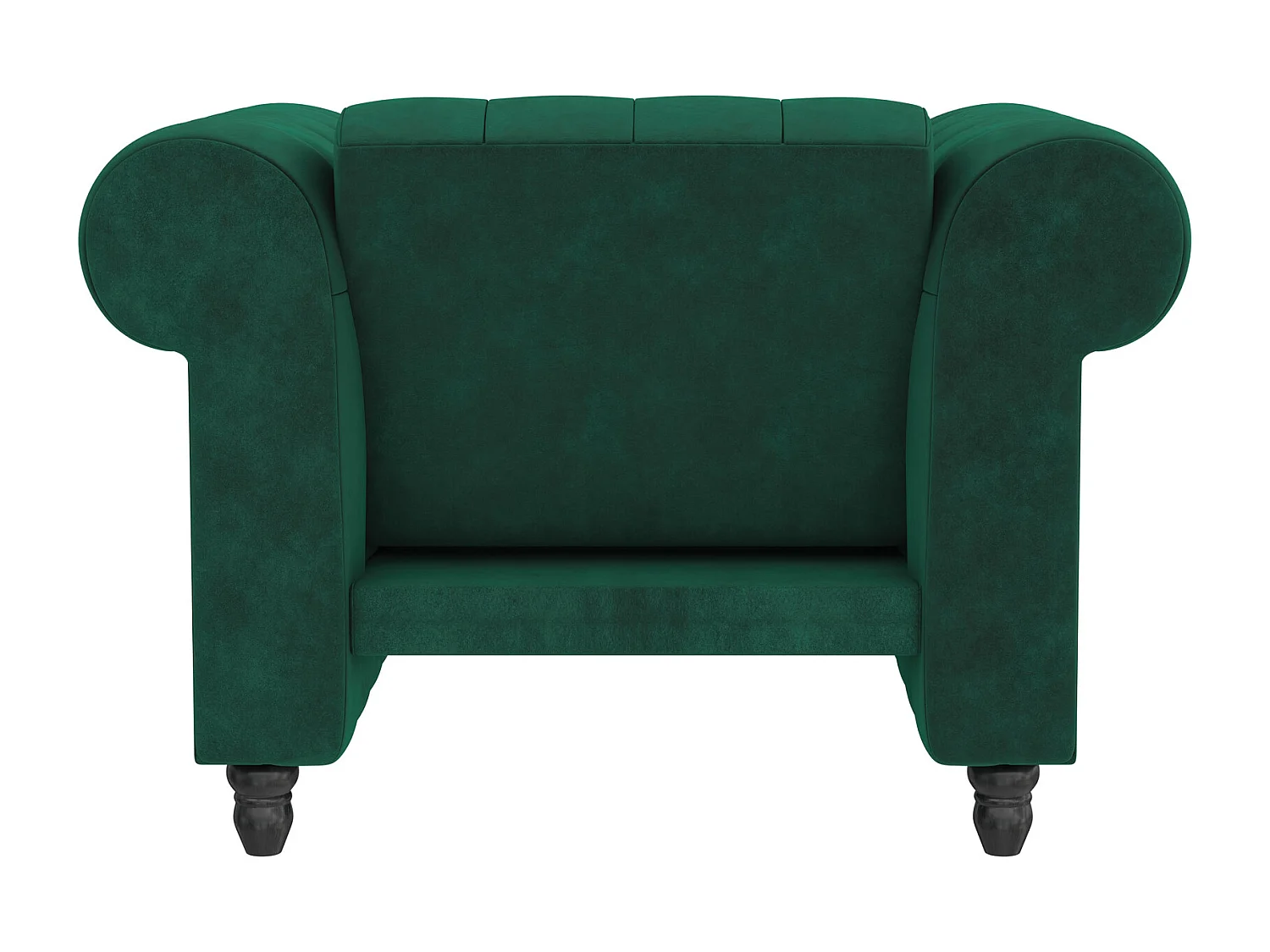 Felix|Fauteuil en velours vert foncé