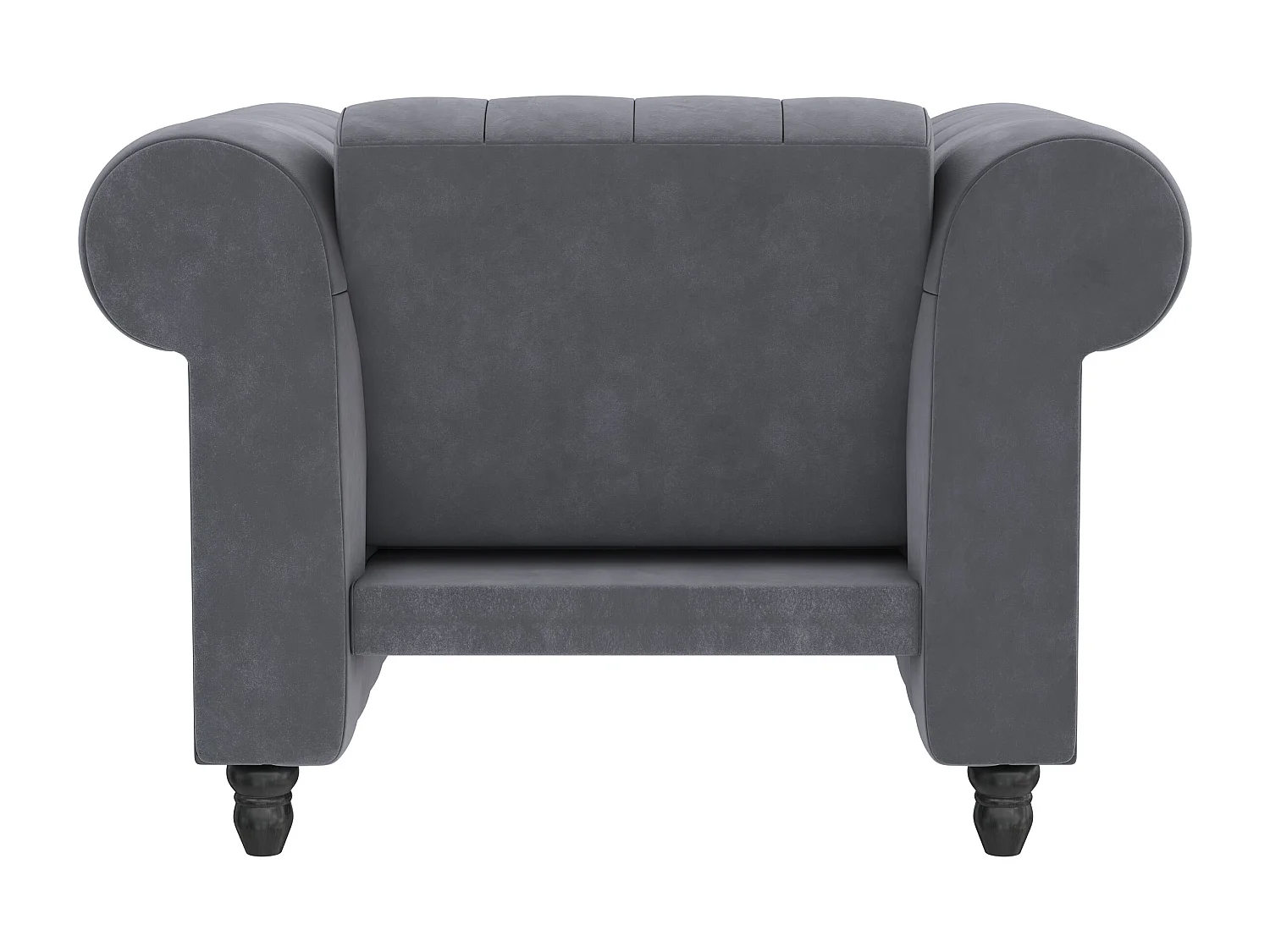 Felix|Fauteuil en velours anthracite