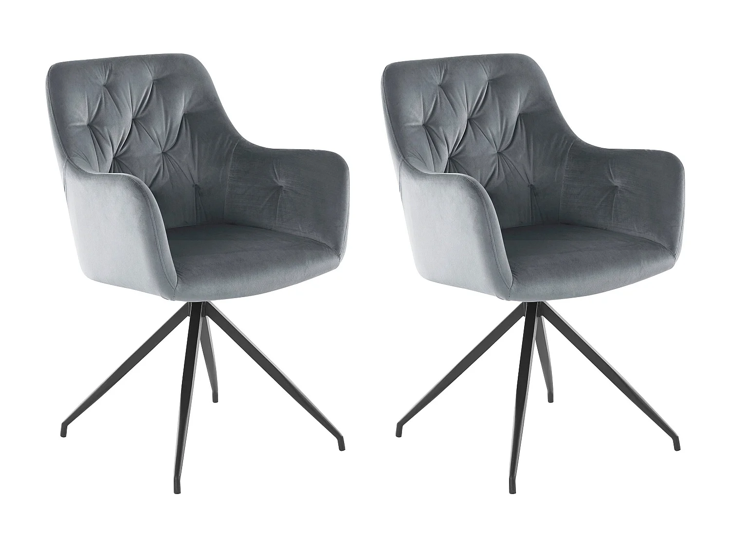 Tina|Fauteuil 2 PK Gris