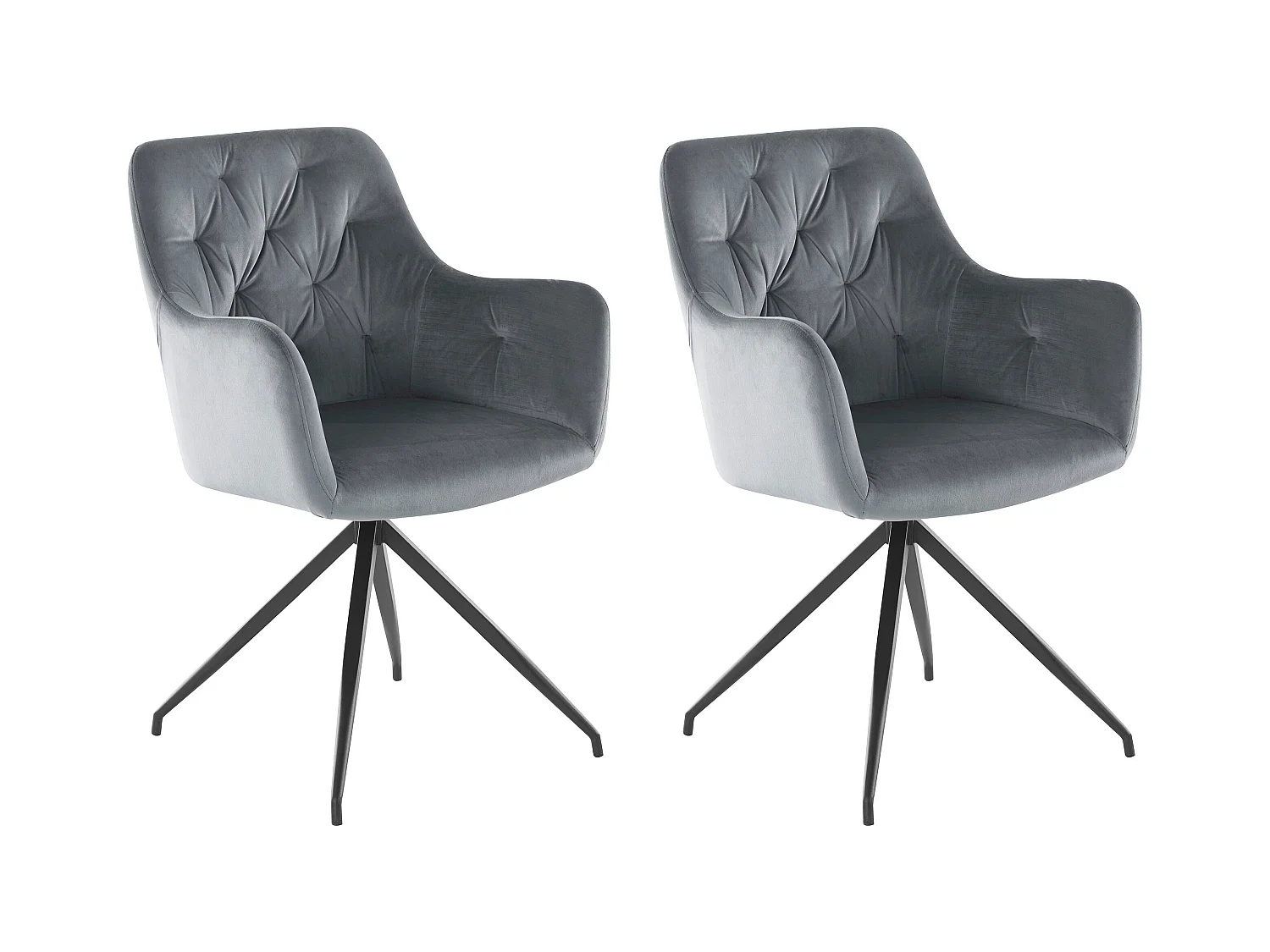 Tina|Fauteuil 2 PK Gris
