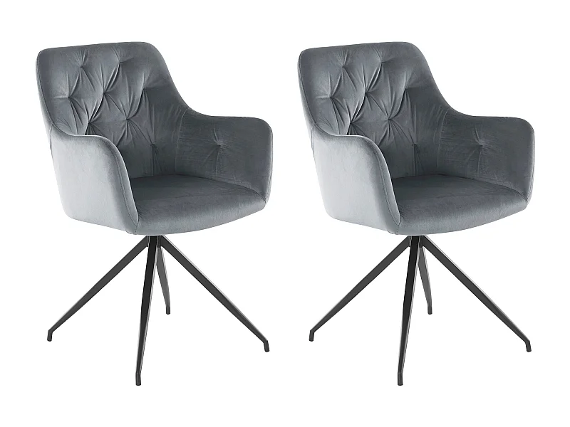 Tina|Fauteuil 2 PK Gris
