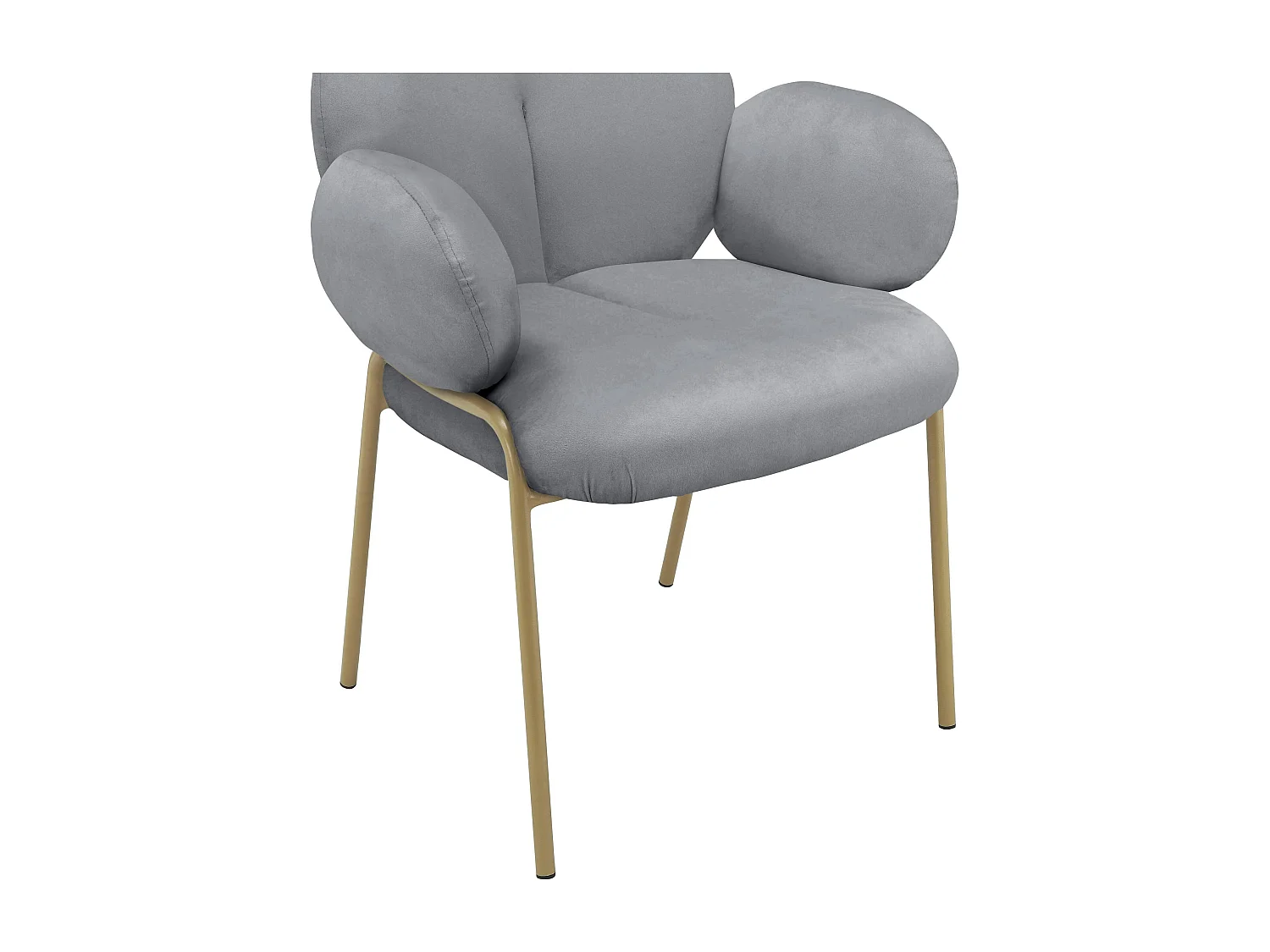 Sedia da pranzo Iwama 2pz grigio chiaro