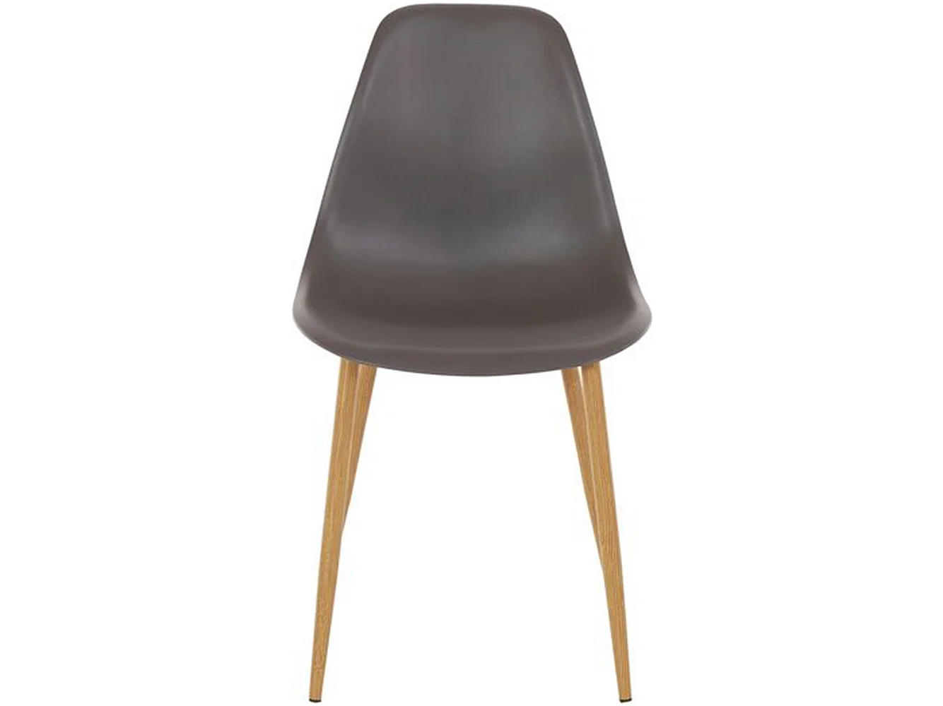 Miller Stuhl 2er-Pack Anthrazit PlastOak