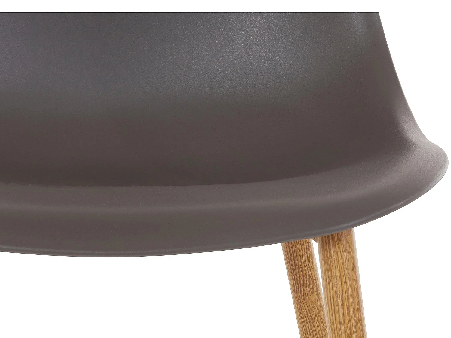 Miller Stuhl 2er-Pack Anthrazit PlastOak