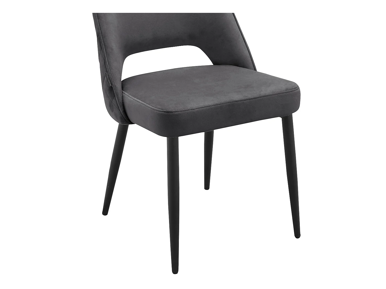 Kyoto | Chaise de salle à manger 2 Pack Anthracite