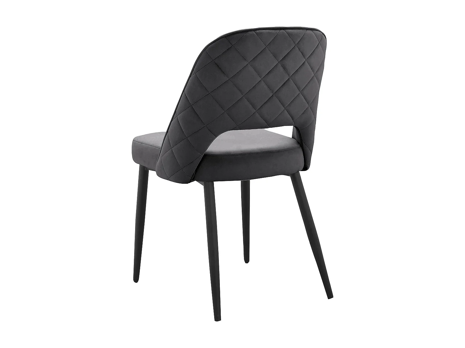 Kyoto | Chaise de salle à manger 2 Pack Anthracite