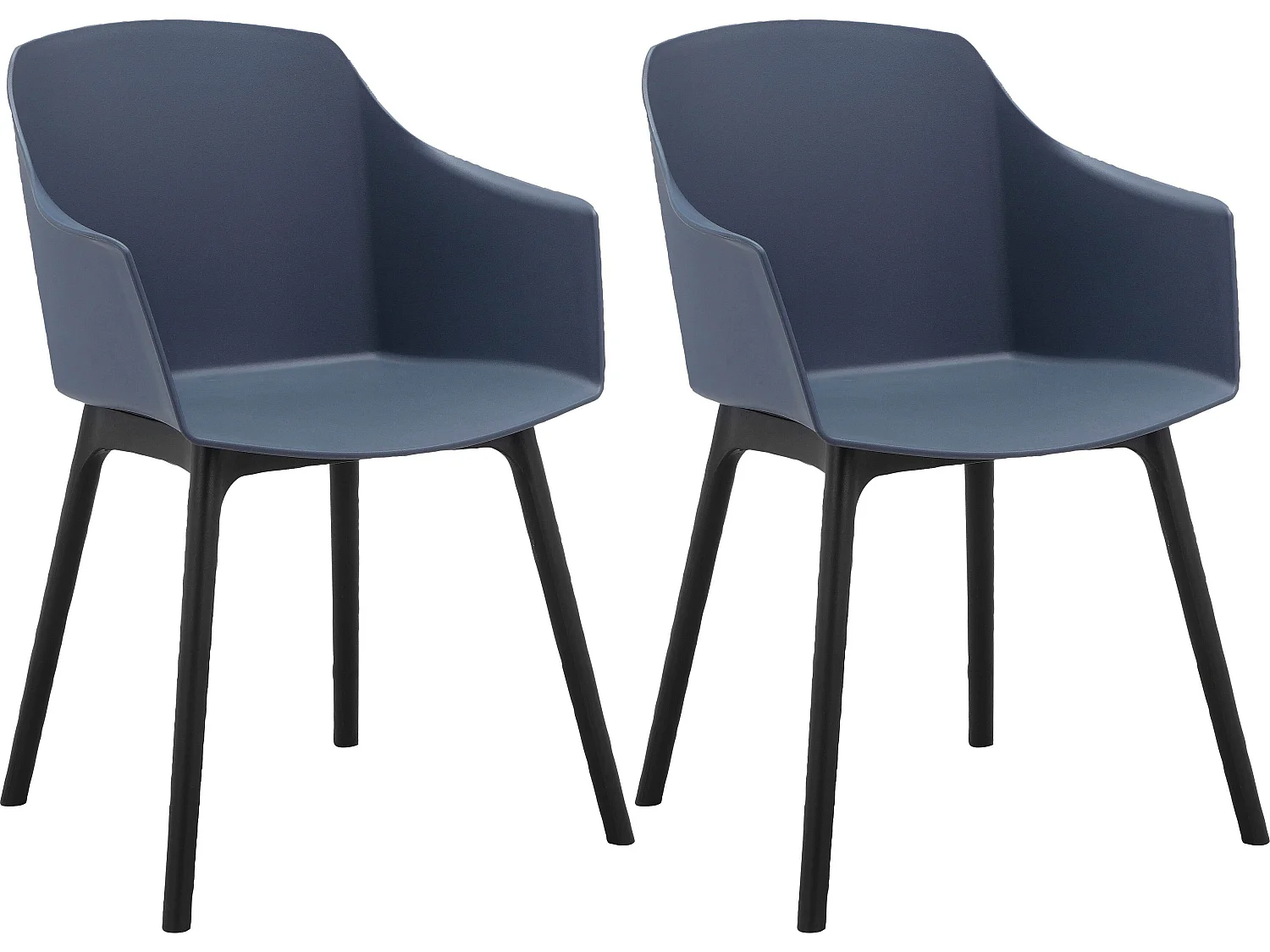 Poltrona 2 Pack Blue in plastica blu