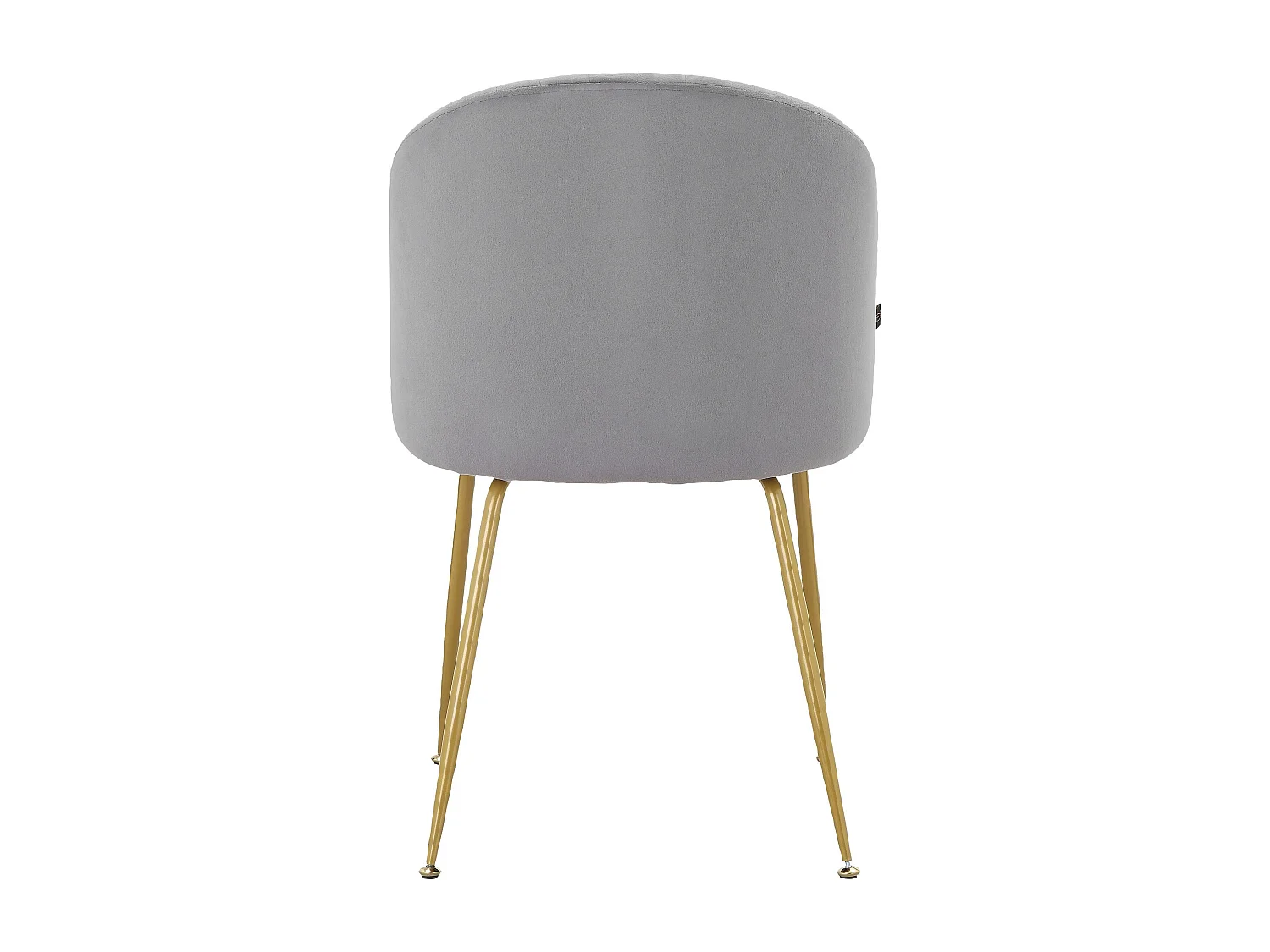 Thalia|Lot de 2 chaises de salle à manger en velours gris