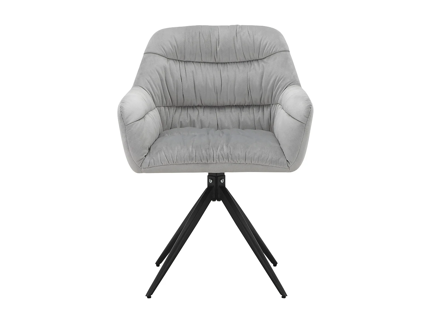 Conjunto de 2 cadeiras de jantar Capri Antracite