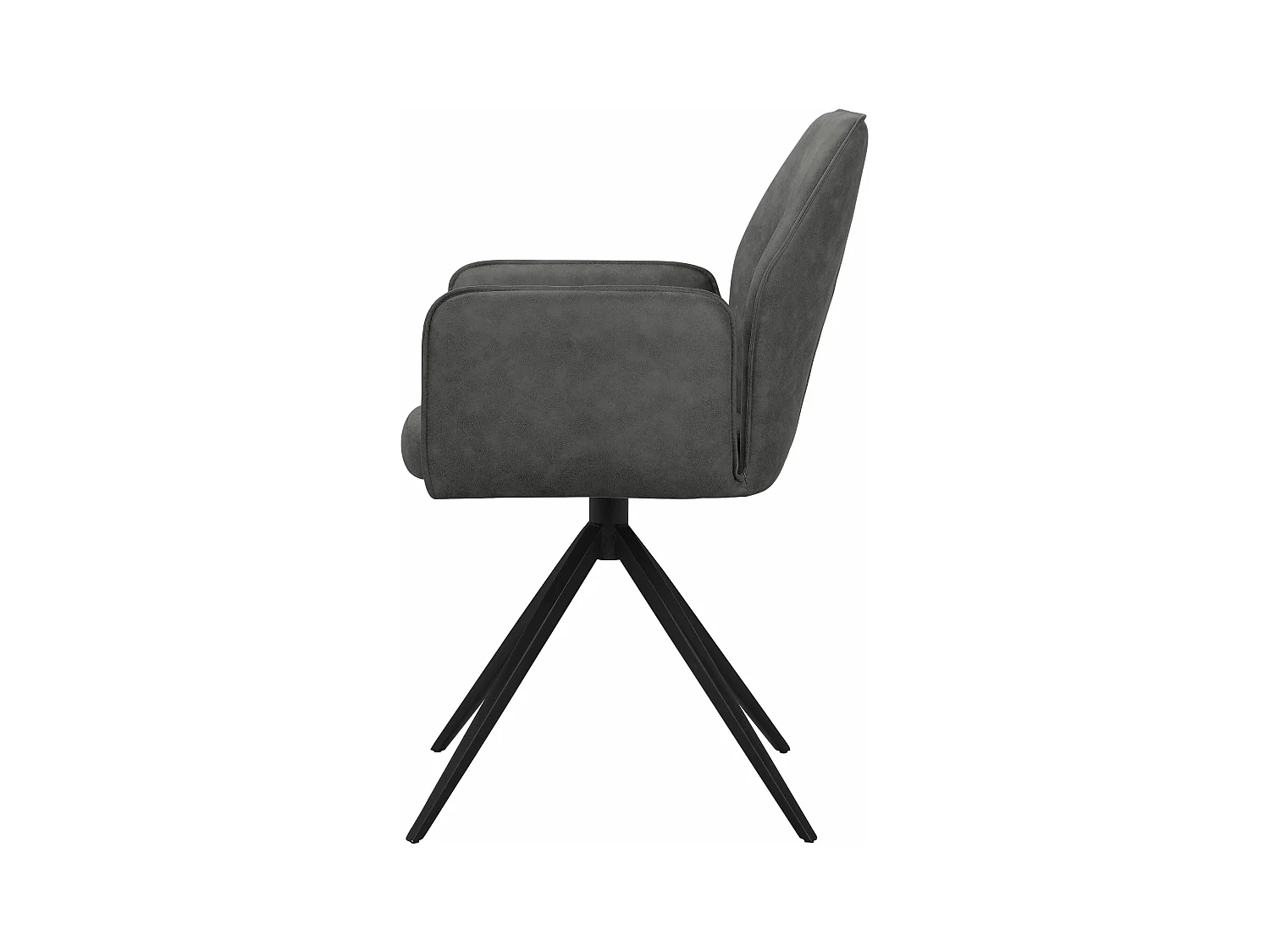 Capo Eetkamerstoel 2pk Antraciet