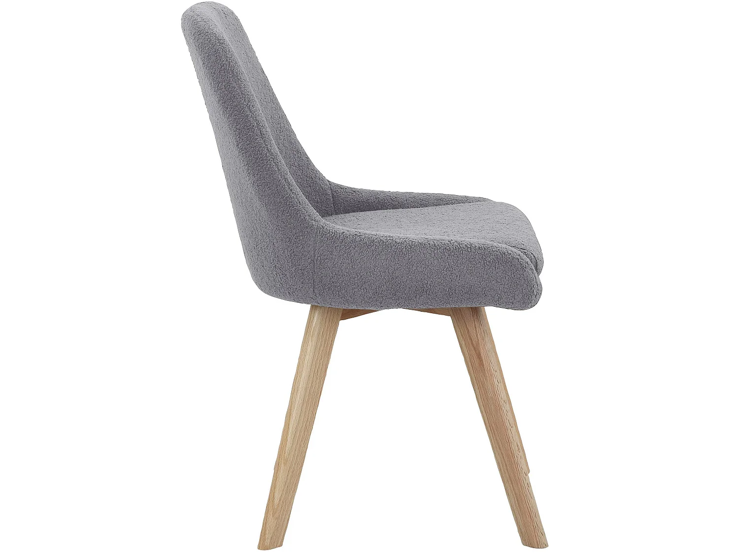Trudi|Chaise de salle à manger 2 Pack Gris