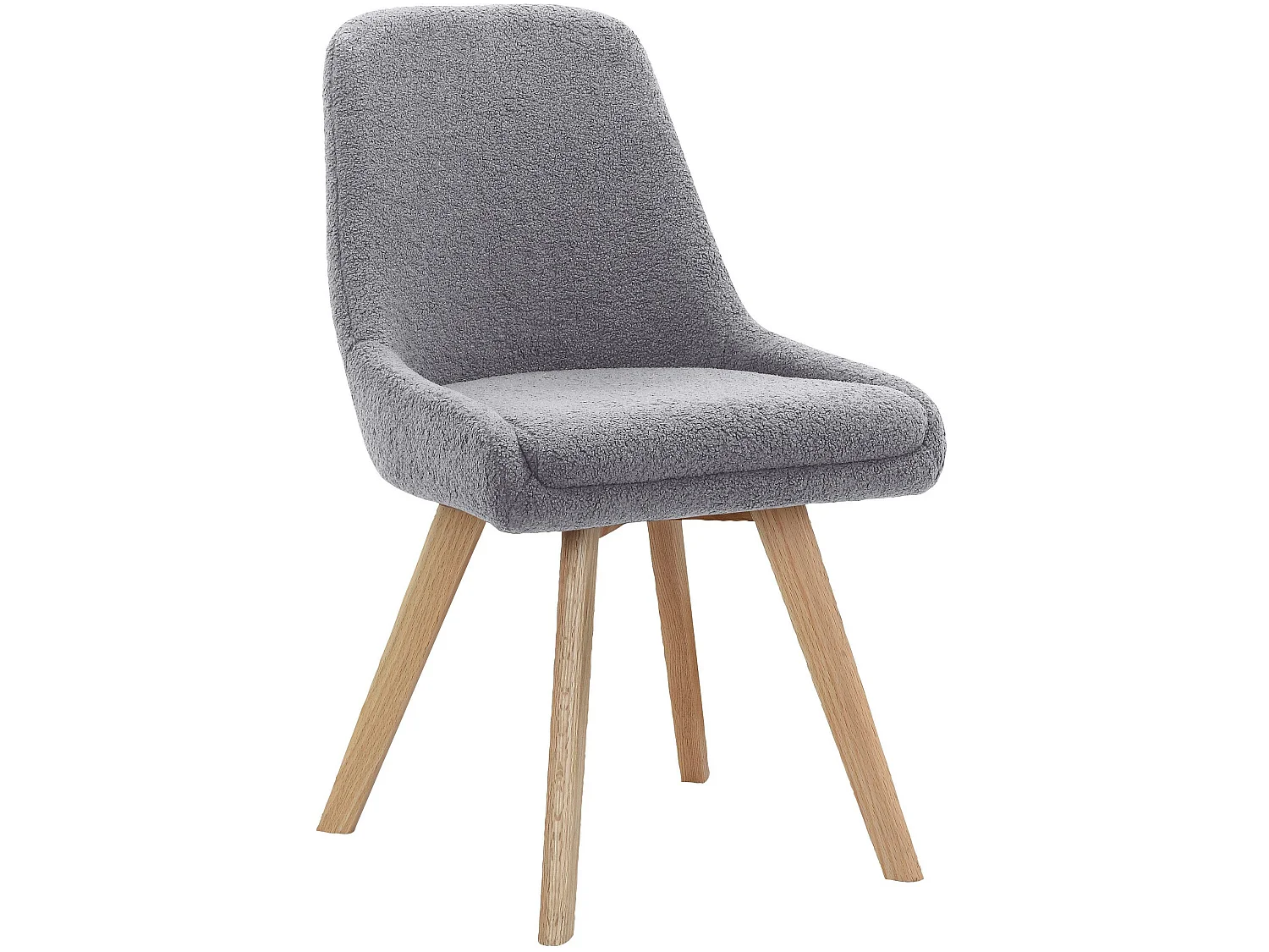 Trudi|Chaise de salle à manger 2 Pack Gris