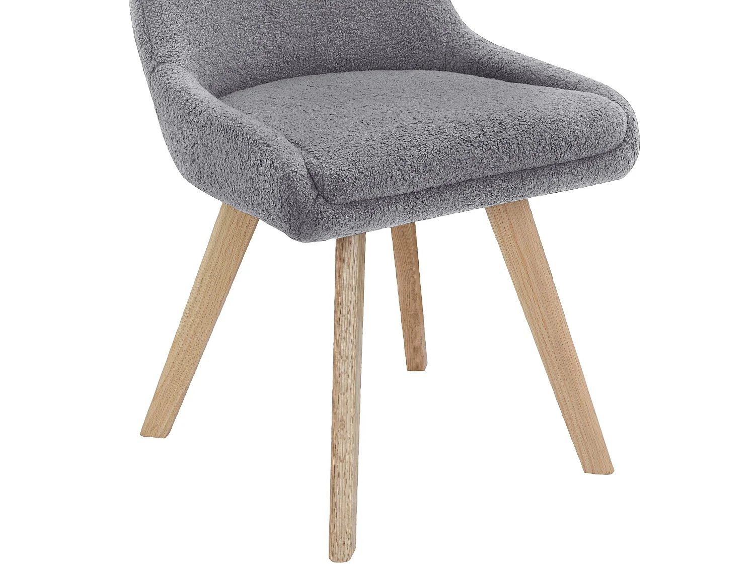 Trudi|Chaise de salle à manger 2 Pack Gris