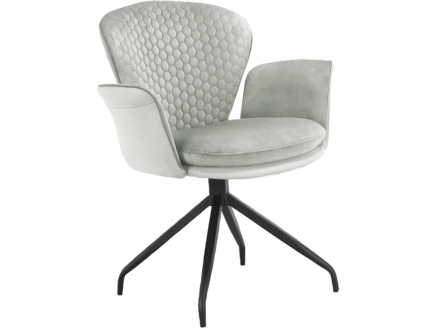 Lucia | Cadeira de Jantar 2 Packs Cinzento Claro