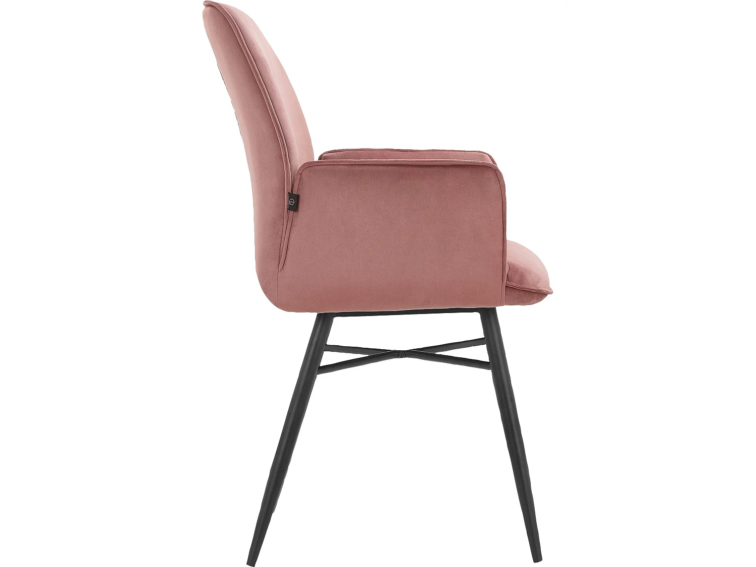 Anzo|Chaise de salle à manger 2 PK Rose