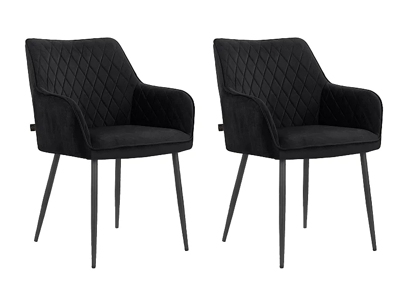 Elvira|Fauteuil 2 PK Noir