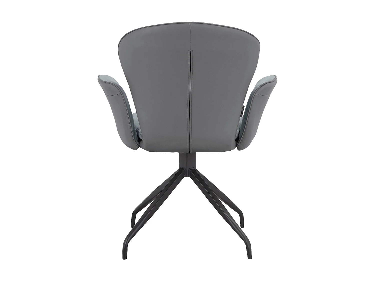 Lucia|Lot de 2 chaises de salle à manger anthracite