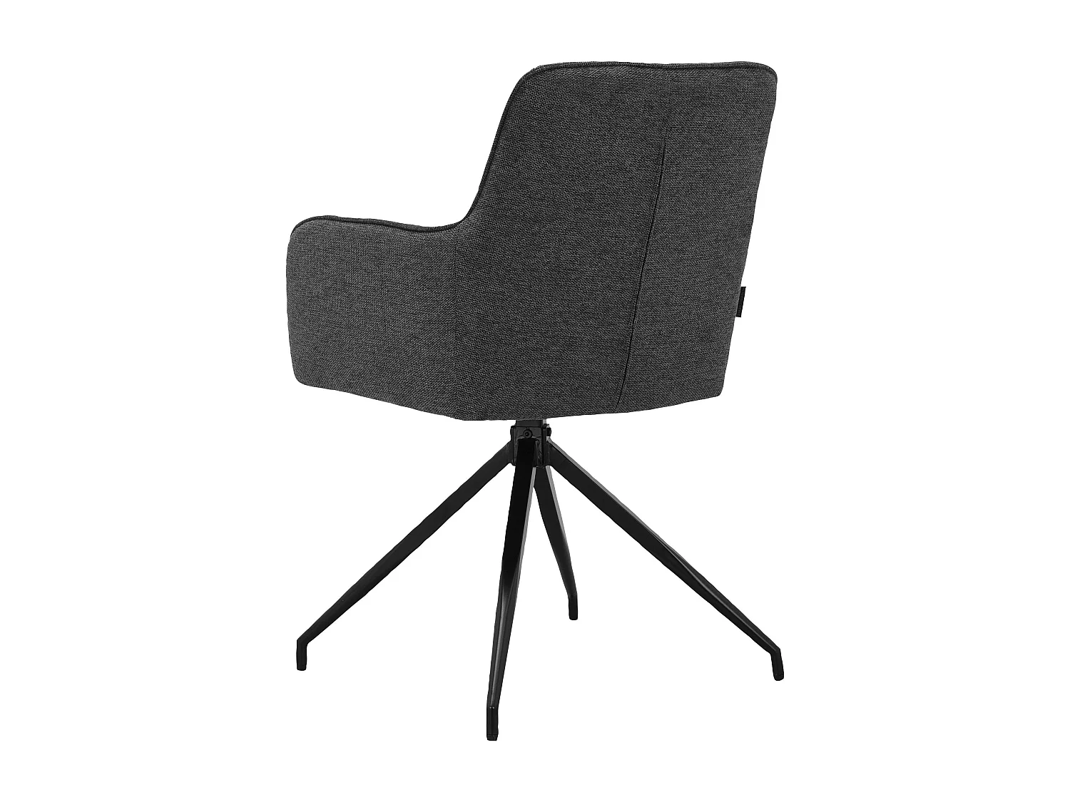 Zaria1|Lot de 2 fauteuils en tissu anthracite