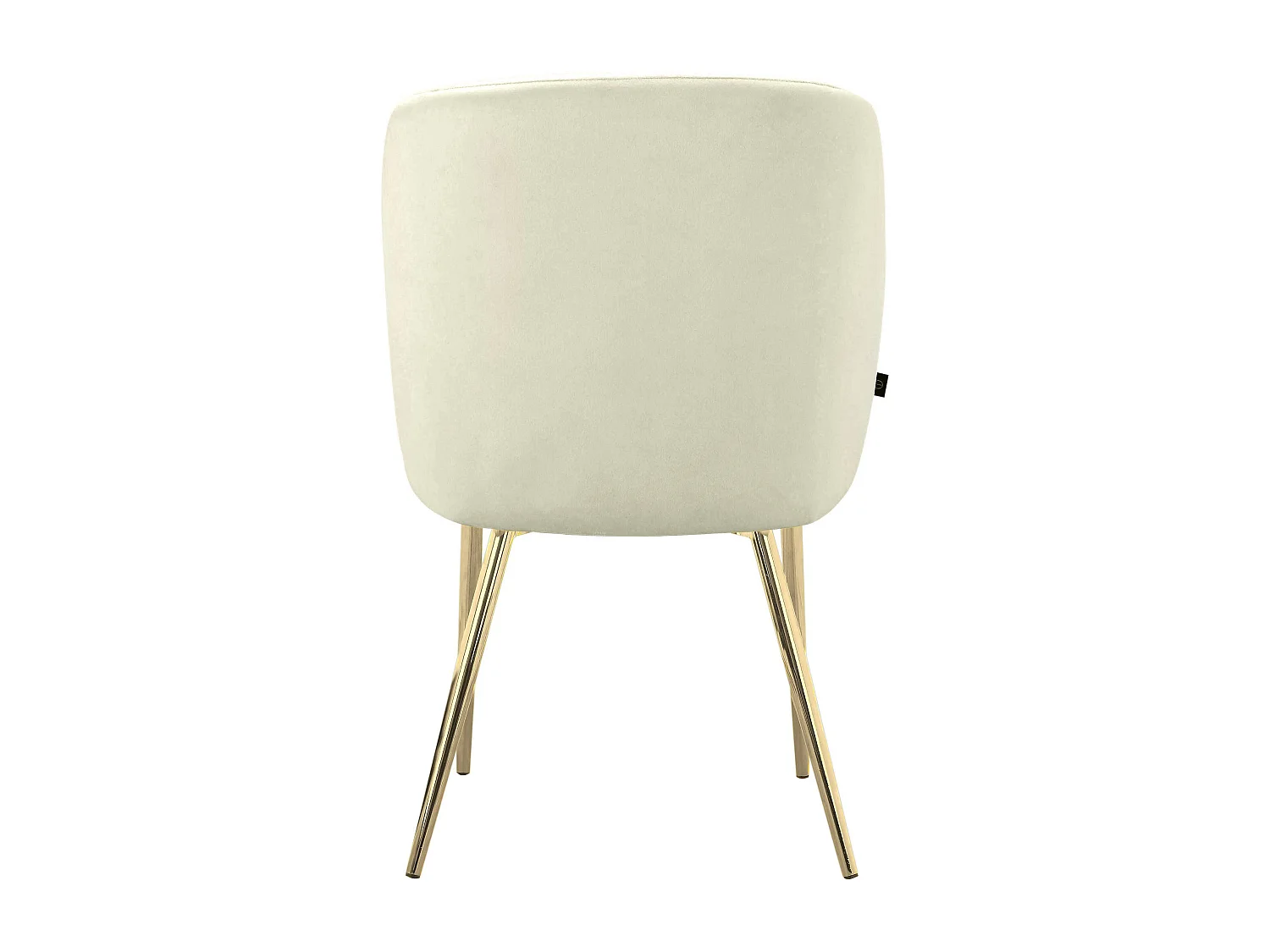 Nagano|Lot de 2 chaises de salle à manger en tissu crème