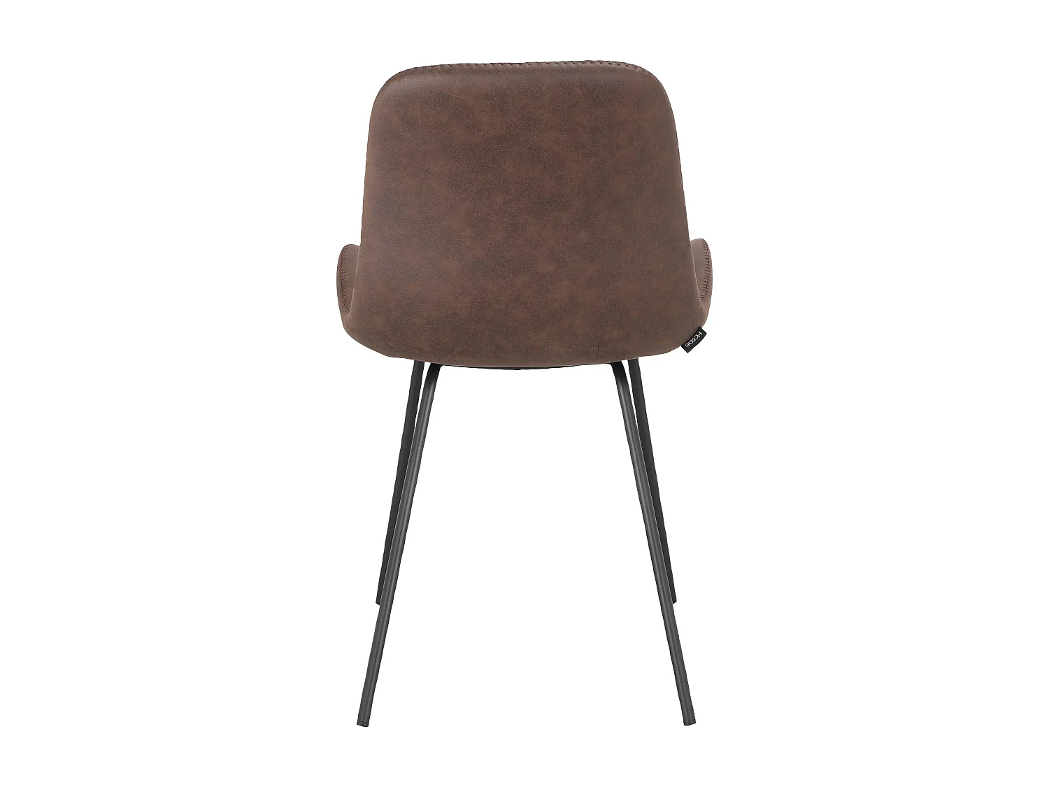 Conjunto de 2 cadeiras de jantar Sima Black Black Met