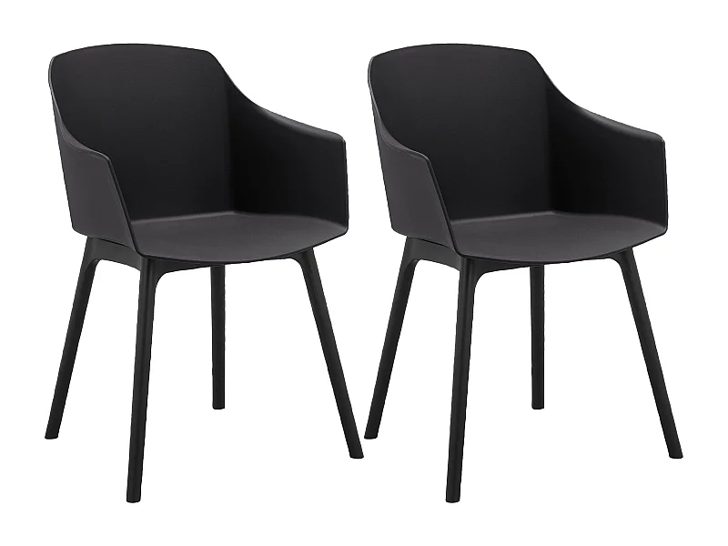 Bora | Cadeirão 2 Pack Preto