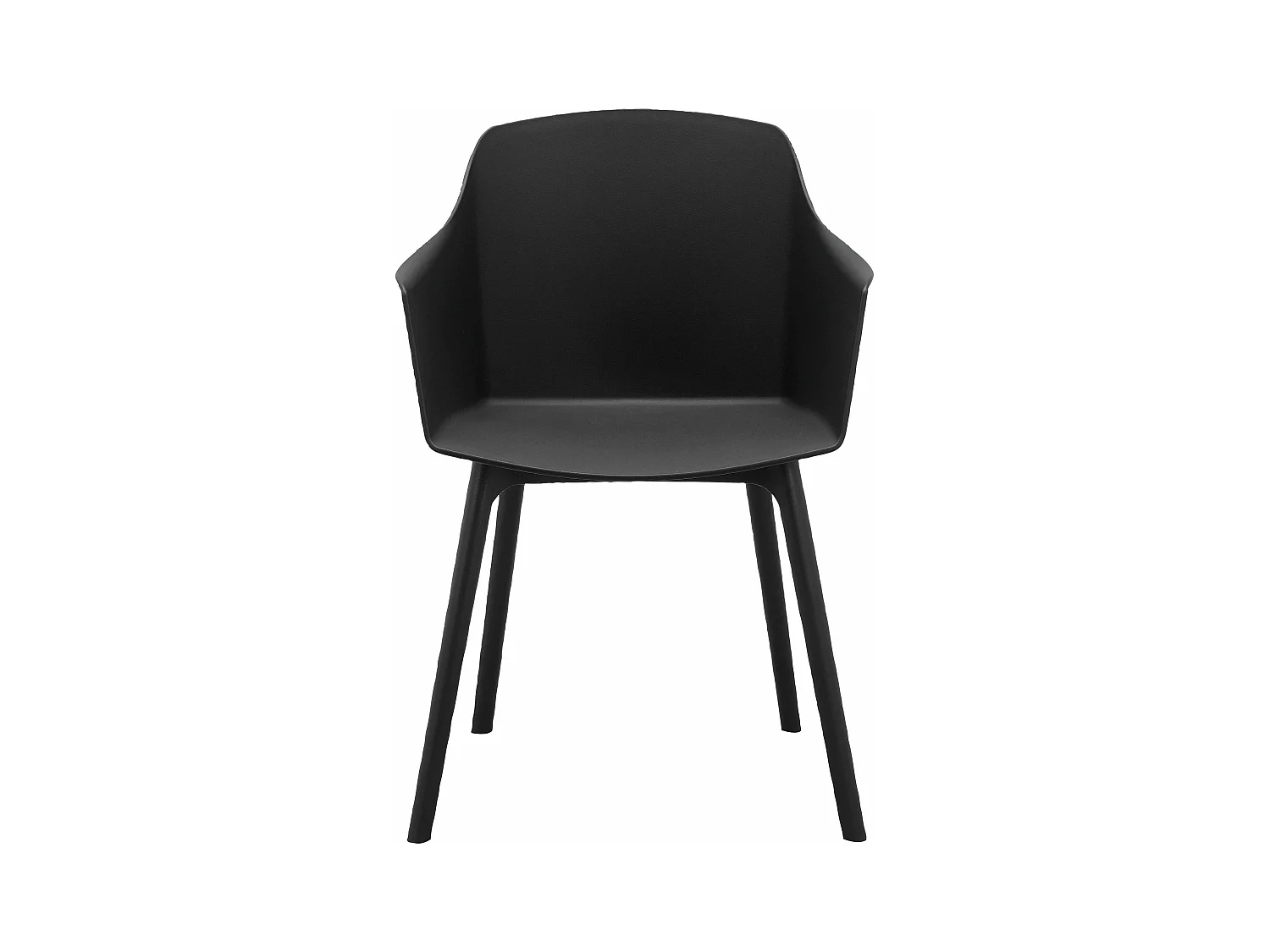 Bora Armstoel 2 stuks Zwart