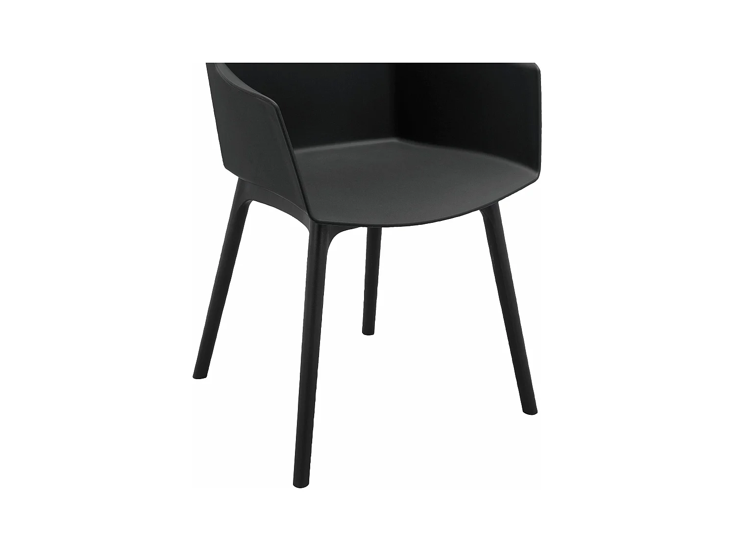 Bora Armstoel 2 stuks Zwart