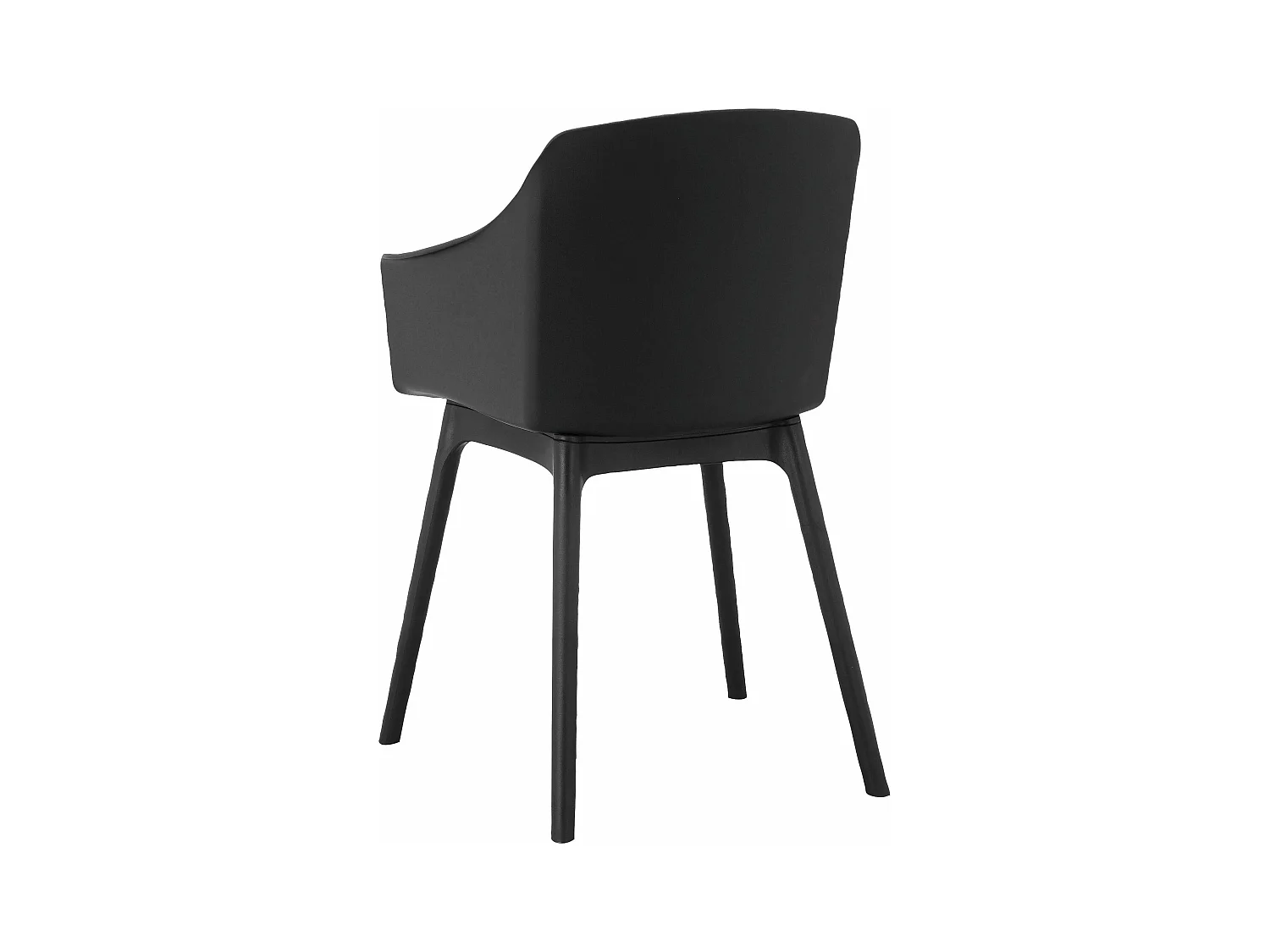 Bora Armstoel 2 stuks Zwart