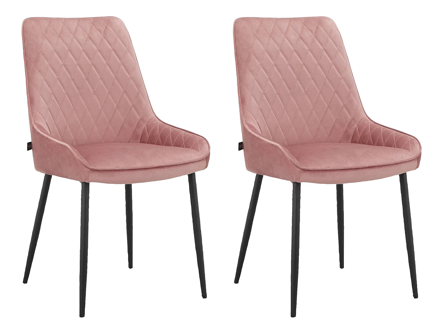 Maya|Chaise de salle à manger 2 PK Rose